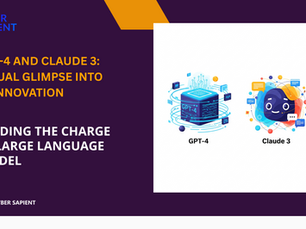 An animated, vibrant illustration depicting two distinct abstract representations of advanced AI. One side, representing GPT-4, features swirling circuits and data streams, while the other, representing Claude 3, shows colorful interconnected lines and shapes, symbolizing their unique technological innovations within large language models.