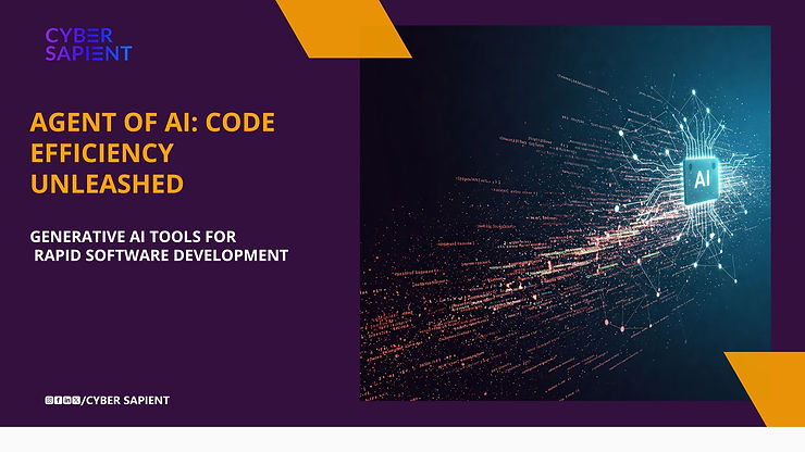 AI chip with glowing connections transforming scattered code into organized data flows, representing efficient software development.