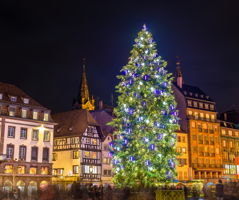 Sapin de Noël à Strasbourg