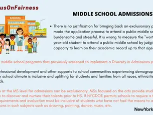 Appleseed sends letter demanding that DOE permanently end middle school screens