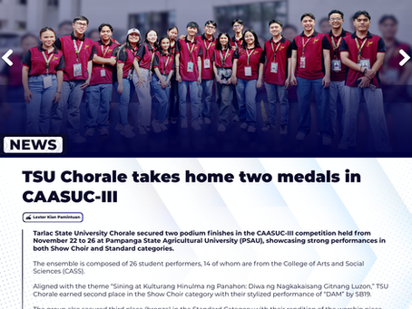 TSU Chorale takes home two medals in CAASUC-III