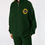 Thumbnail: Womens Unisex Organic Cotton Quarter Zip Sunflower Jumper - Candy Marx