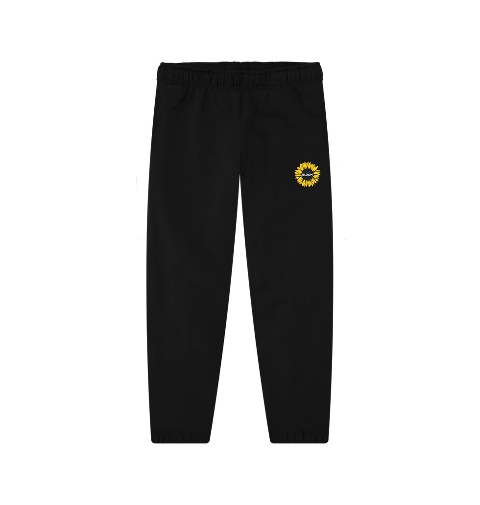 Thumbnail: Womens Unisex Organic Cotton Sunflower Track Pants Sweat Pants - Candy Marx