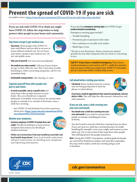 #CV980-prevent the spread if you're sick