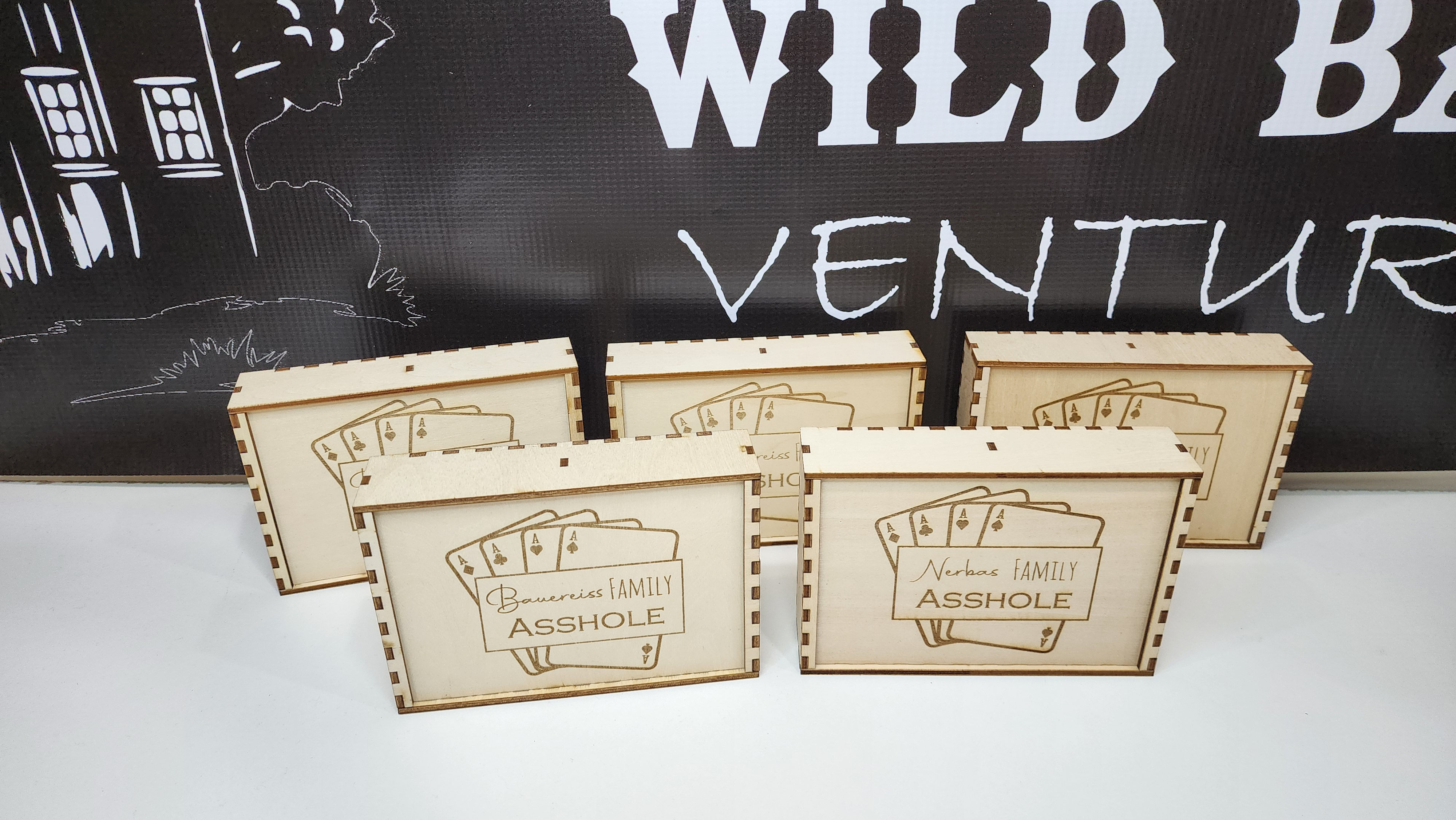 Playing Card Box 2 Deck Holder