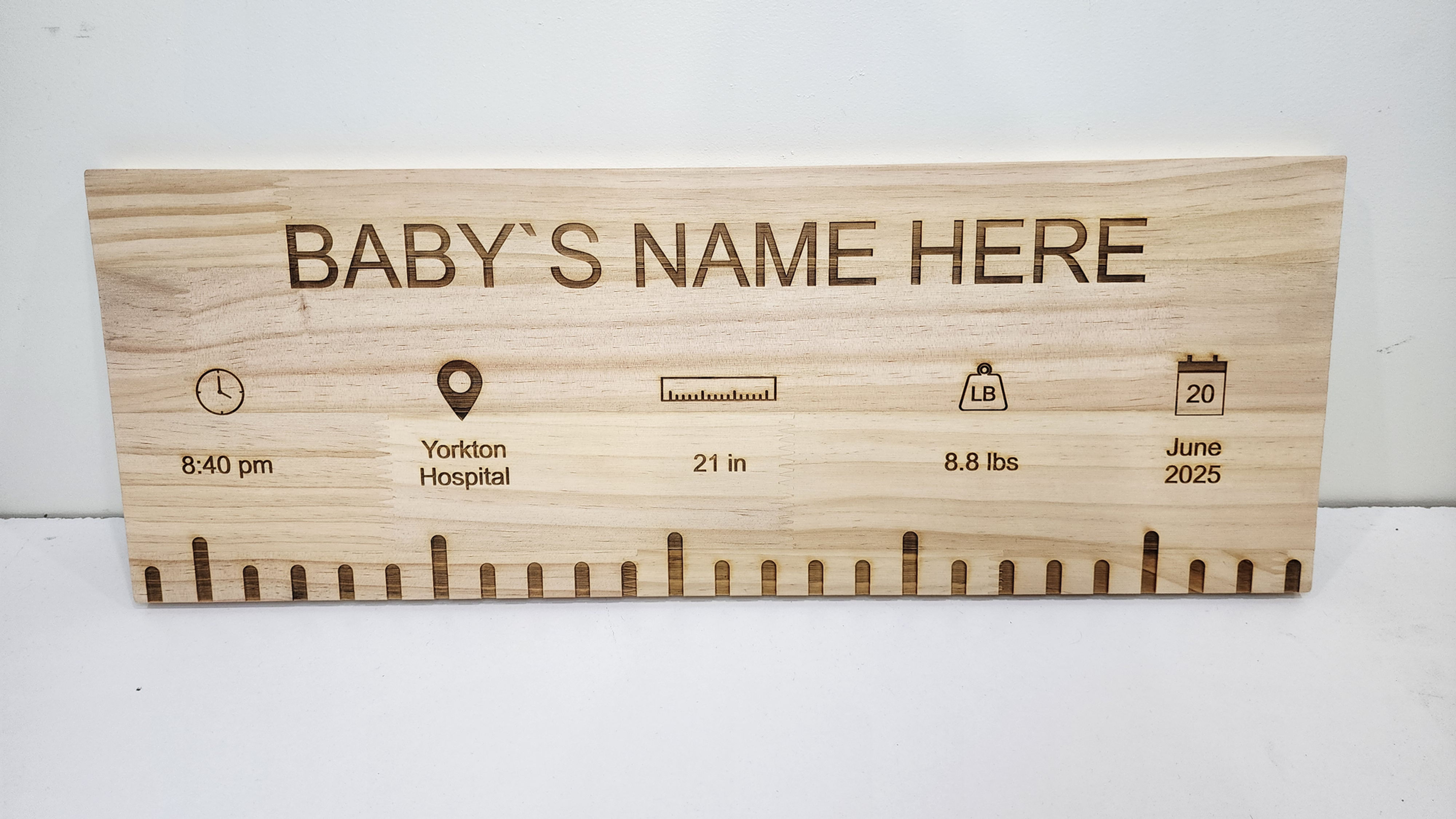 Baby Measure Board