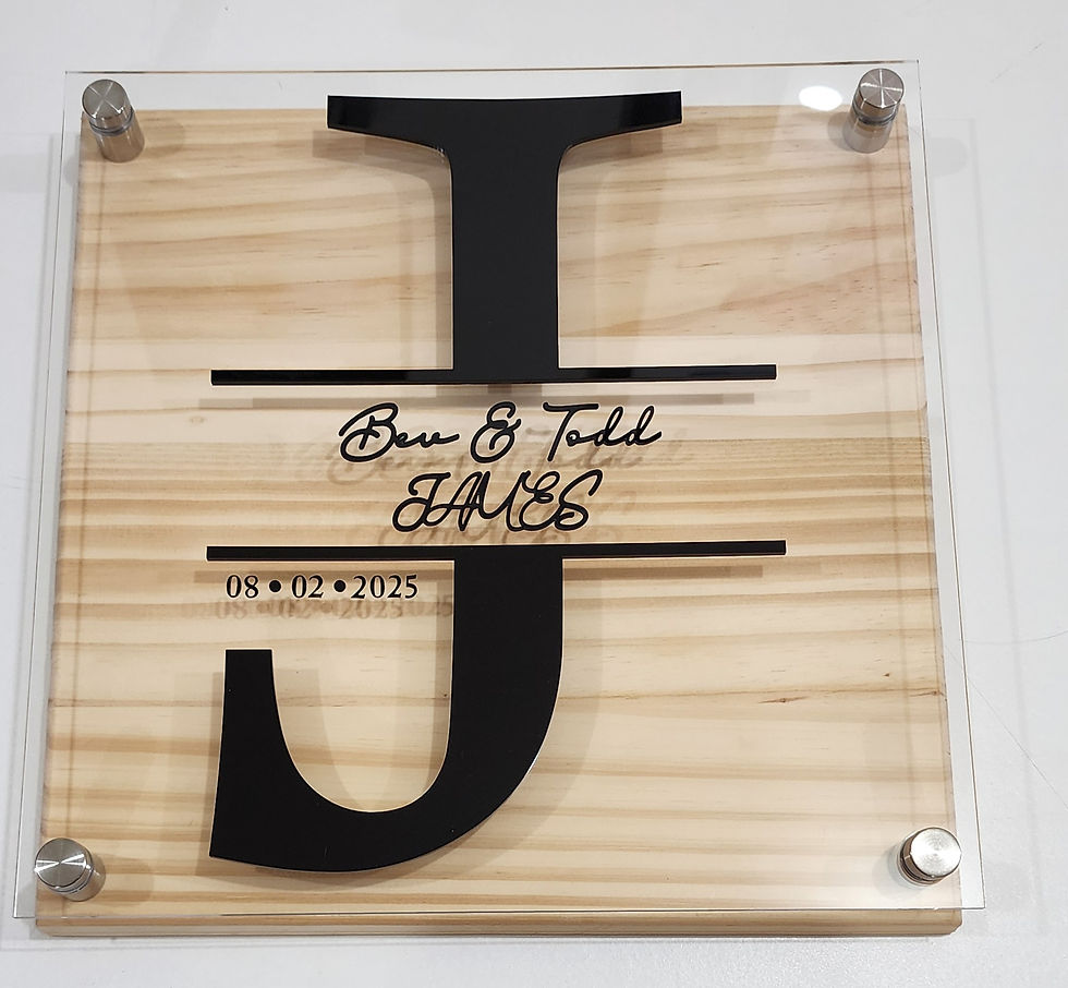 Thumbnail: Acrylic Standoff Sign