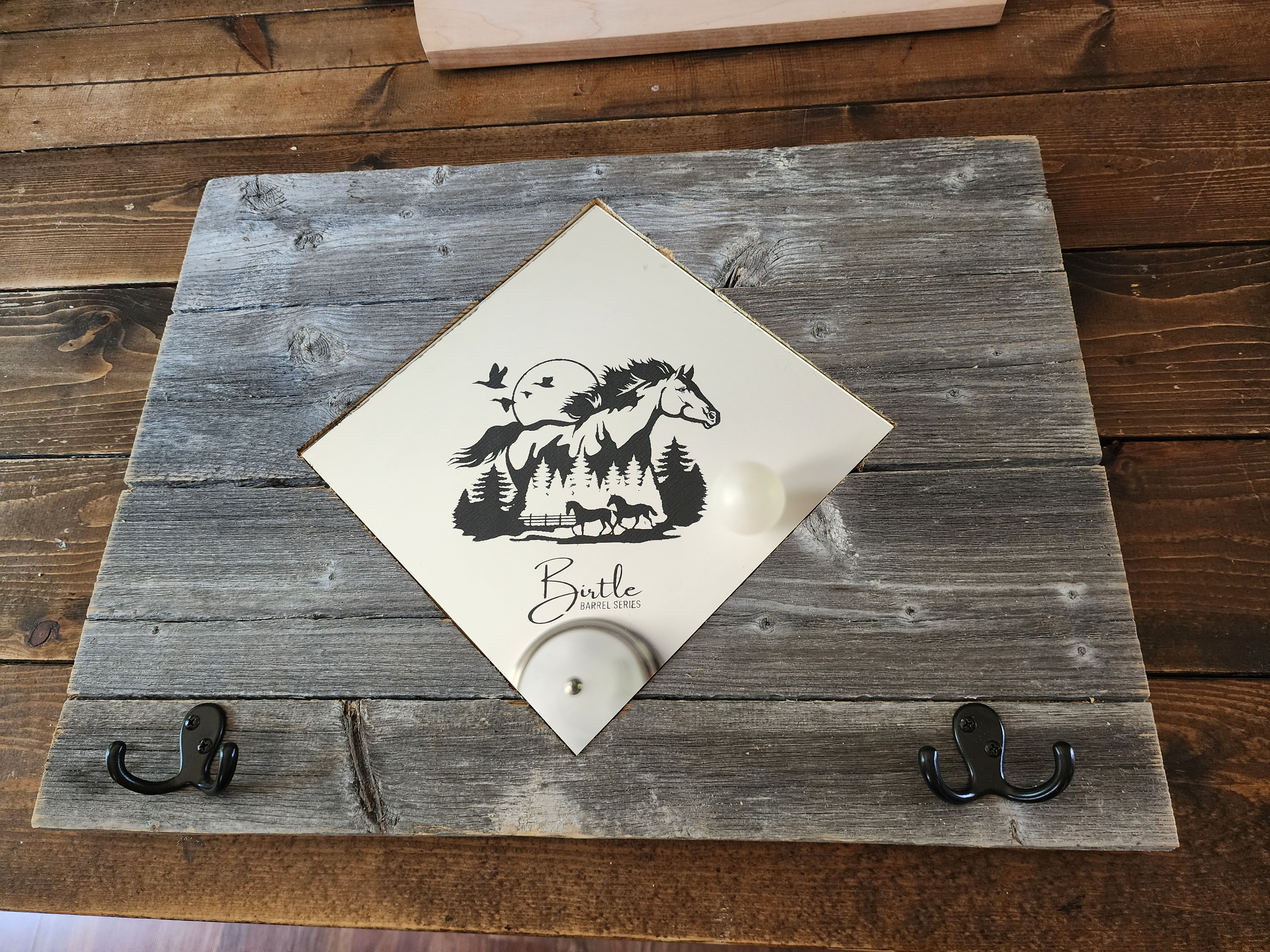 Mirror Wall Hanger with Hooks