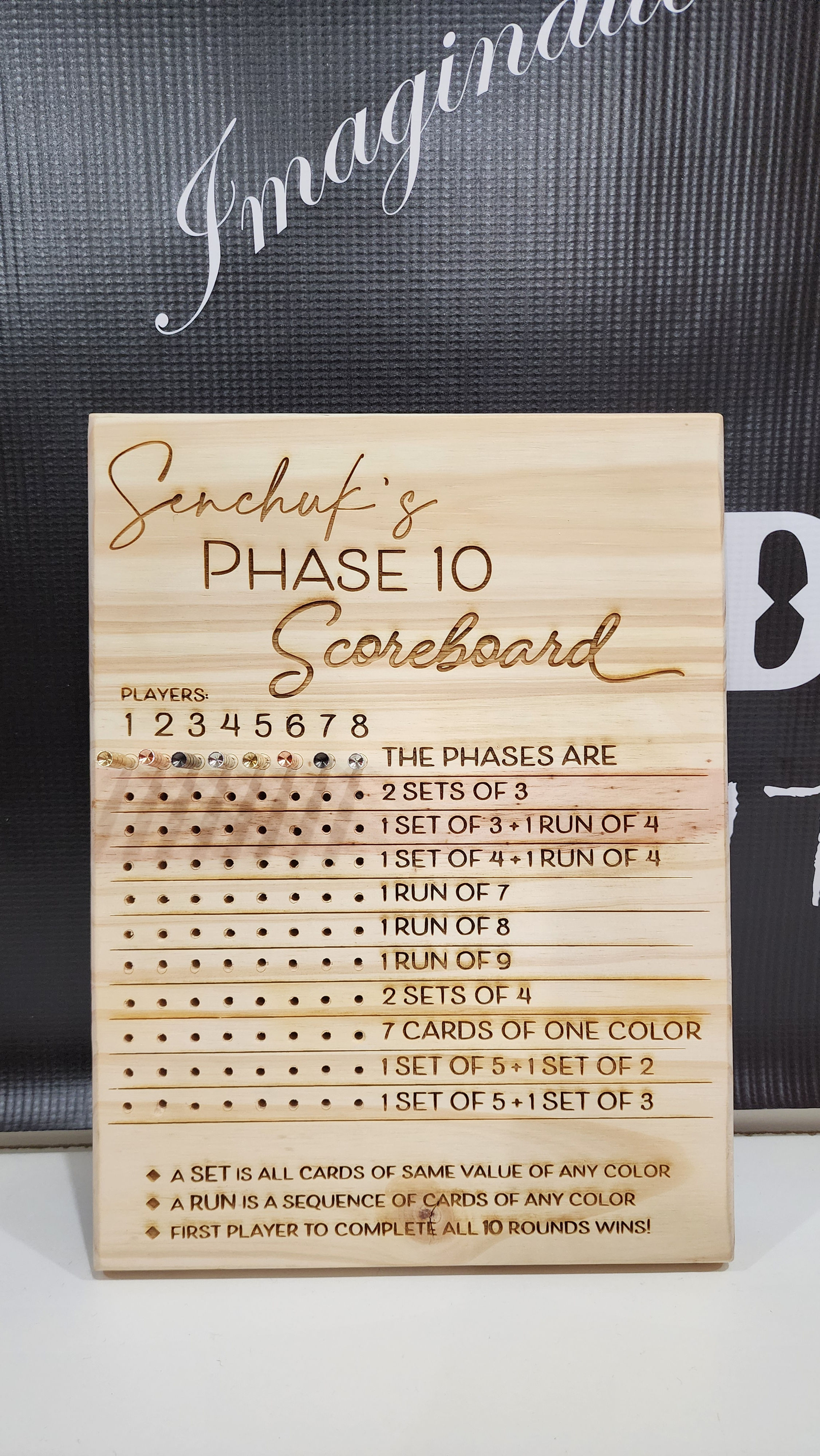Phase 10 Score Board