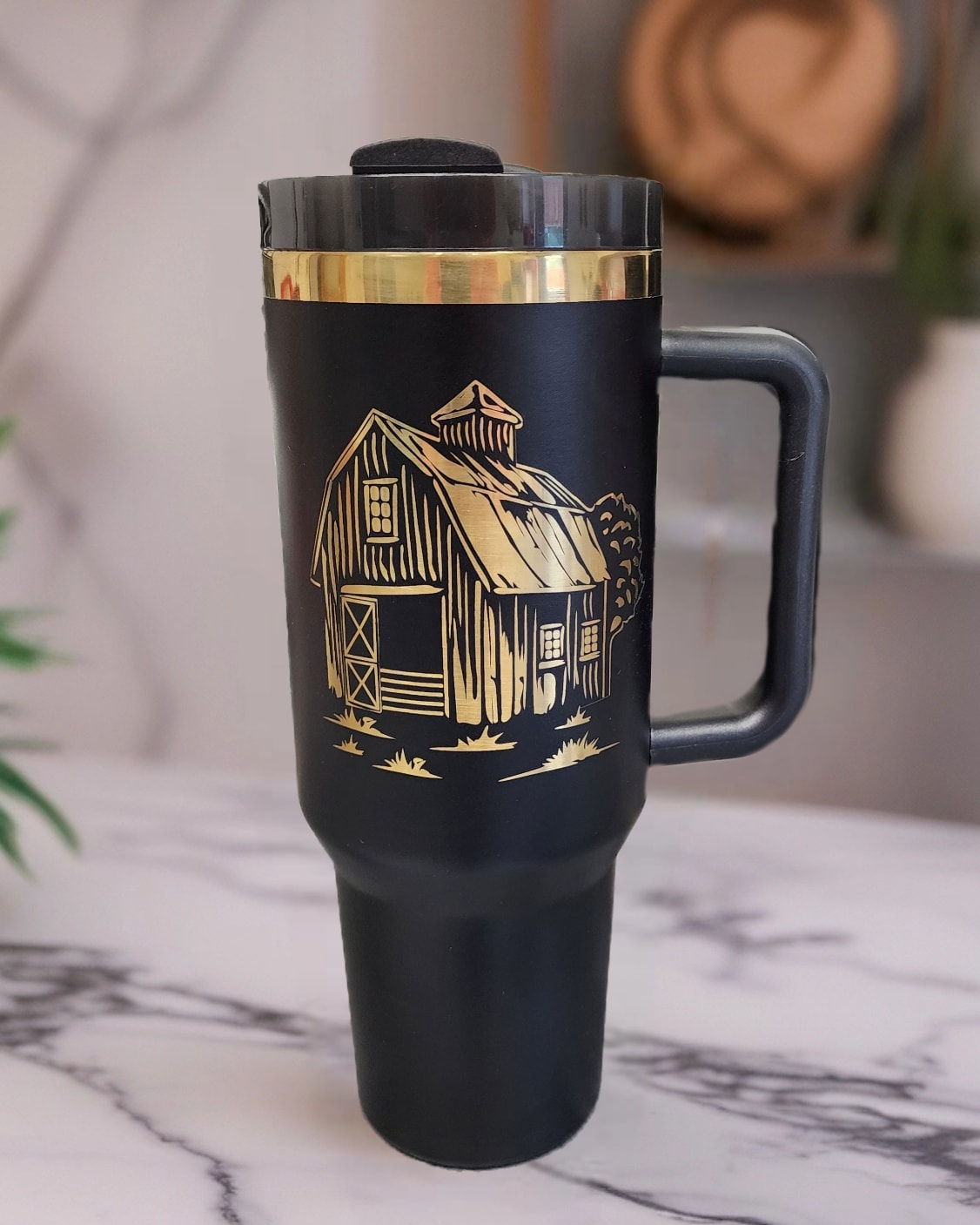40 oz Tumbler with Removeable Handle