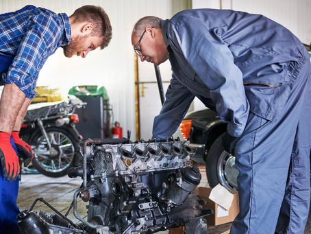 Luxury car engine repair service in Dubai