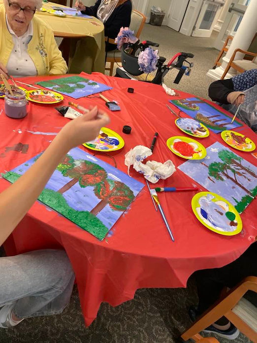 Painting Class at Sophia Snow