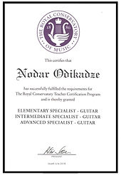 Montreal certified guitar teacher