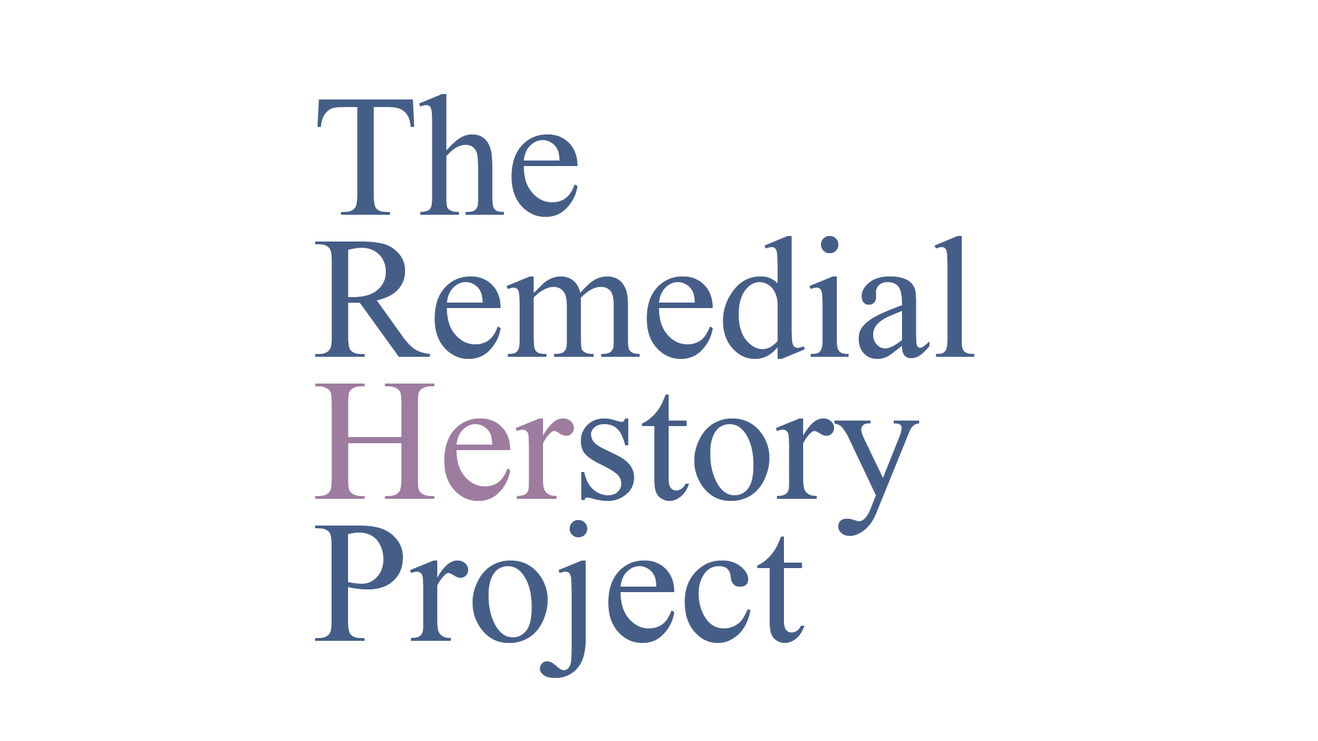 The Remedial Herstory Project logo