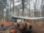 No amount of snow or sleet could cool down the cooking at Camp Carpenter.
