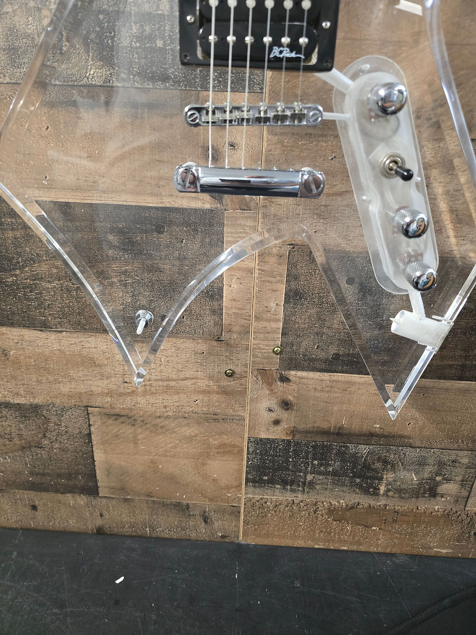 Thumbnail: BC Rich Warlock Clear Acrylic #1