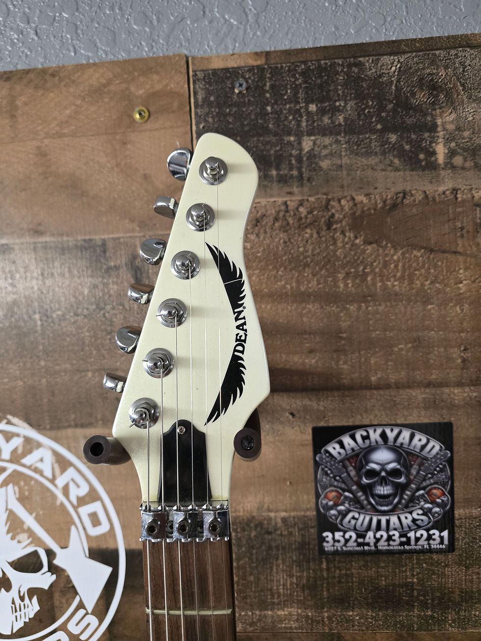 Thumbnail: 2016 Dean Vinman Vinnie Moore White USA Signed prototype