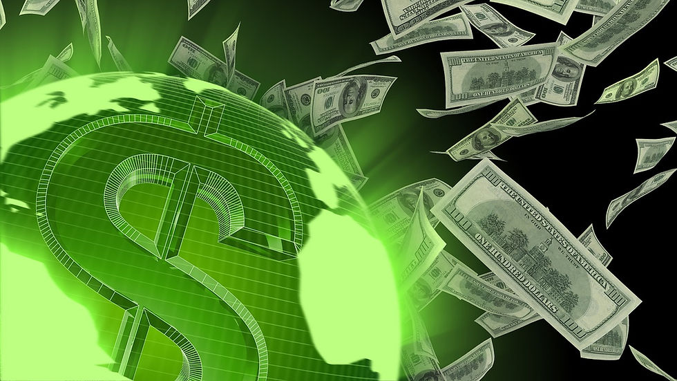 global GDP growth, central bamkers making it rain