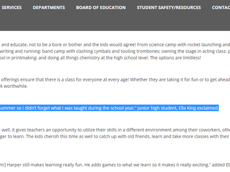 Summer School 2021 is vitally important..especially now?