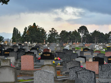 A stroll through a cemetery - reflecting on how people deal with loss.