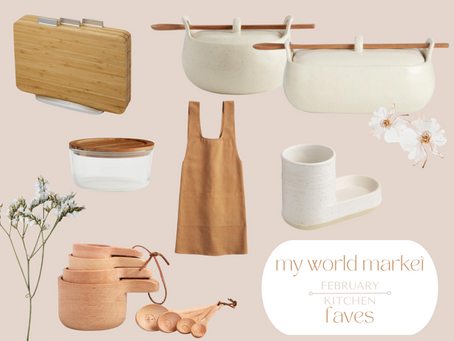my kitchen faves - world market feb. edition