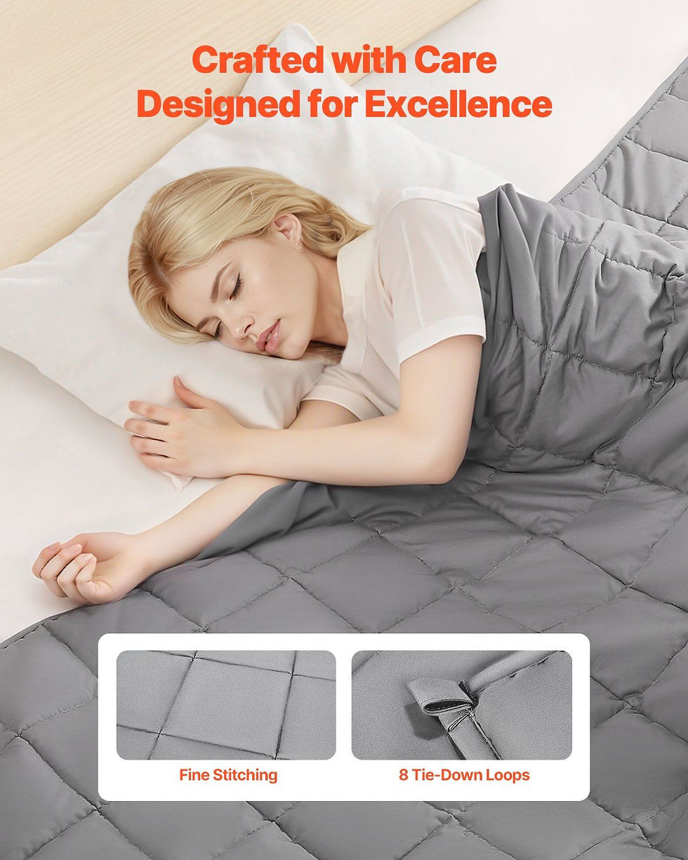 Thumbnail: Weighted Blanket 20lb 88 x 104" King Size Cooling Breathable Heavy Blanket