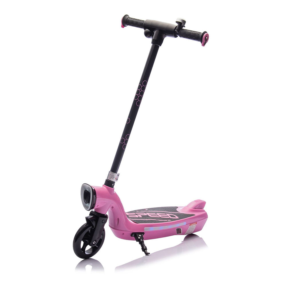 Thumbnail: Kids Ride On Electric Scooter With Kickstand,Scooter Bell,Faster Speed And Longe