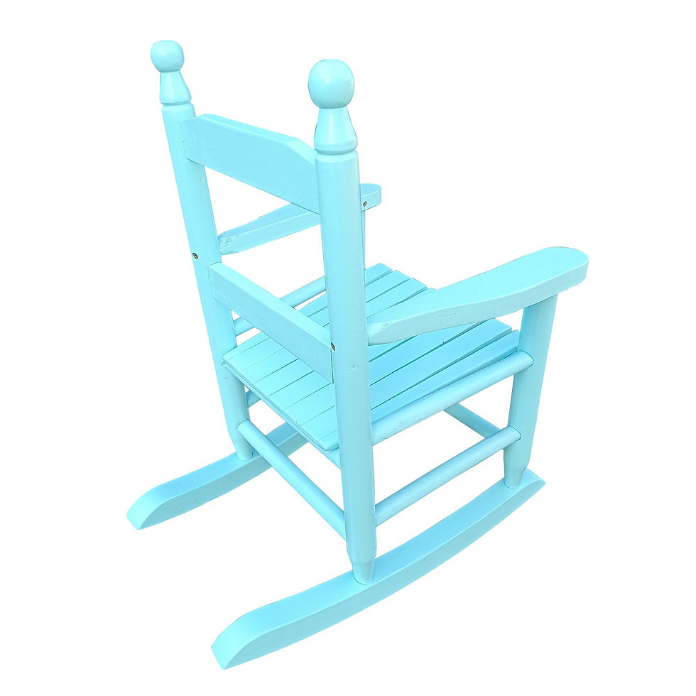 Thumbnail: Children's rocking light Light Blue chair- Indoor or Outdoor -Suitable for kids-