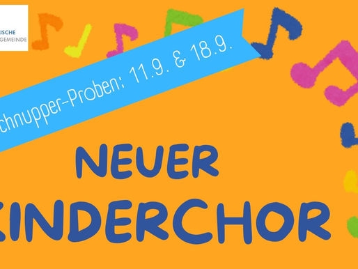Kinderchor - Neugründung