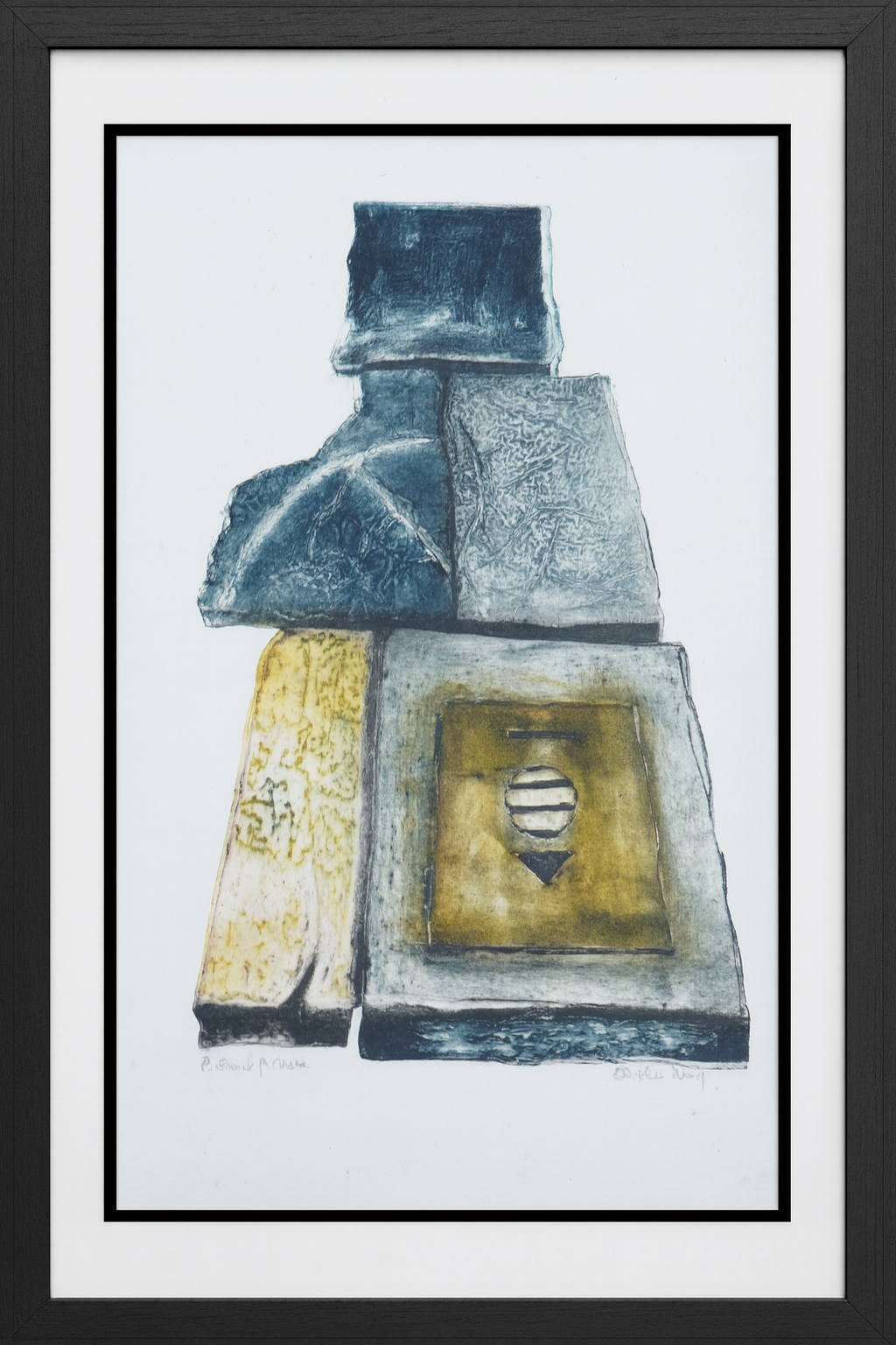 Brenda May 'Pavement Picture" (Signed)