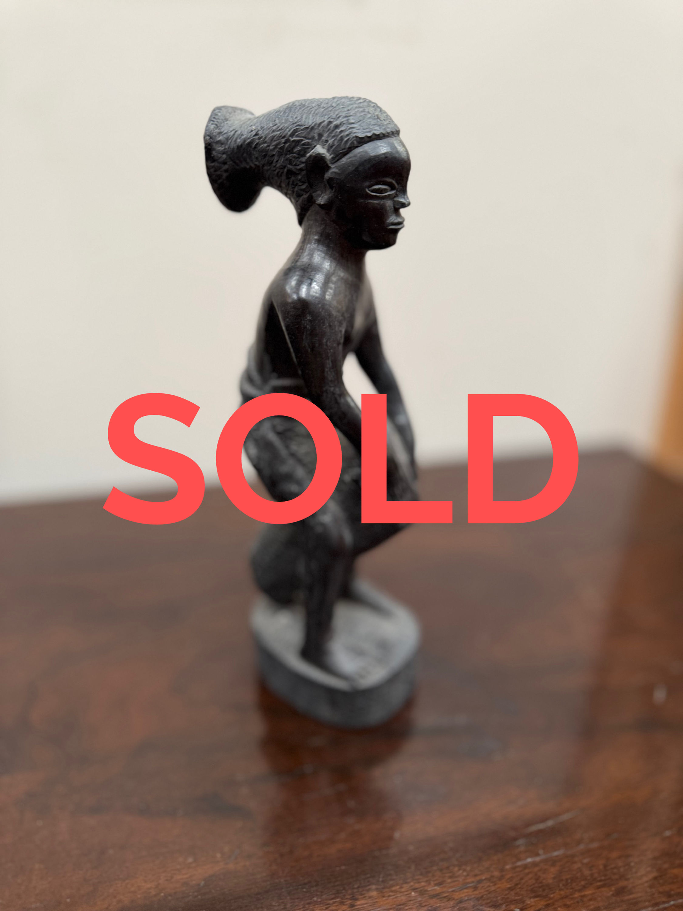African Ebony Wood Carving