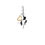 Thumbnail: Links of London Sterling Silver Lucky in Love Charm