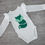Thumbnail: Organic Cotton Long Sleeved Bodysuits with Frills (Green)