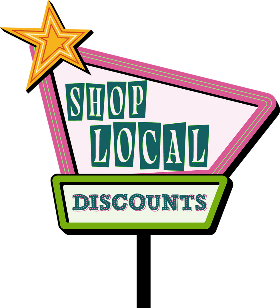 Shop Local Discounts marquee
