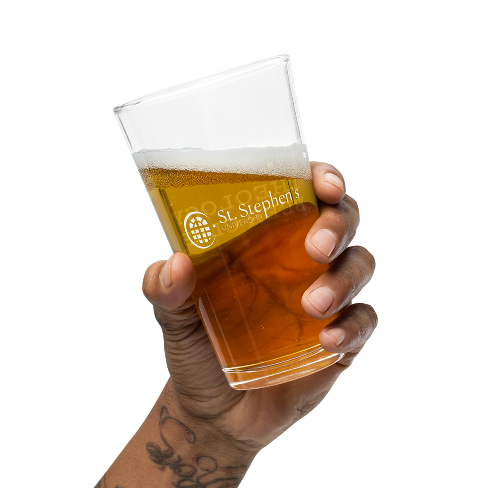 Thumbnail: Official SSU Logo Shaker Pint Glass – "Theology Beer Club"