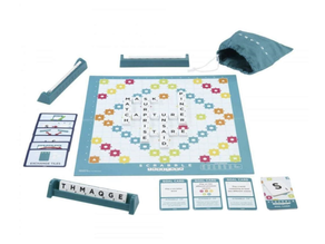 Mattel launches scrabble together, a “less intimidating” version of the classic game.