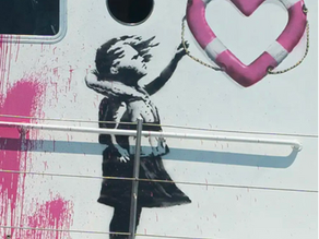 Banksy’s girl with balloon and how it is saving refugees