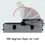 Thumbnail: Airbuggy Dome 3 Urban White  Pet Carrier-PremierL[Airbuggy Dome3宠物推车-超限定城市白-大号]