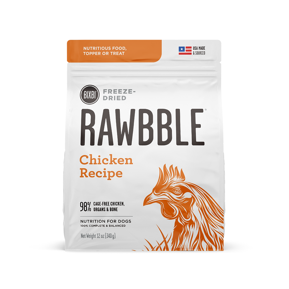 Rawbble dry dog food best sale