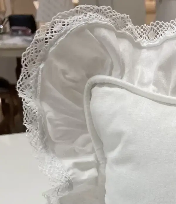 Miniatura: Almofada Oração - Santo Anjo Azul Claro