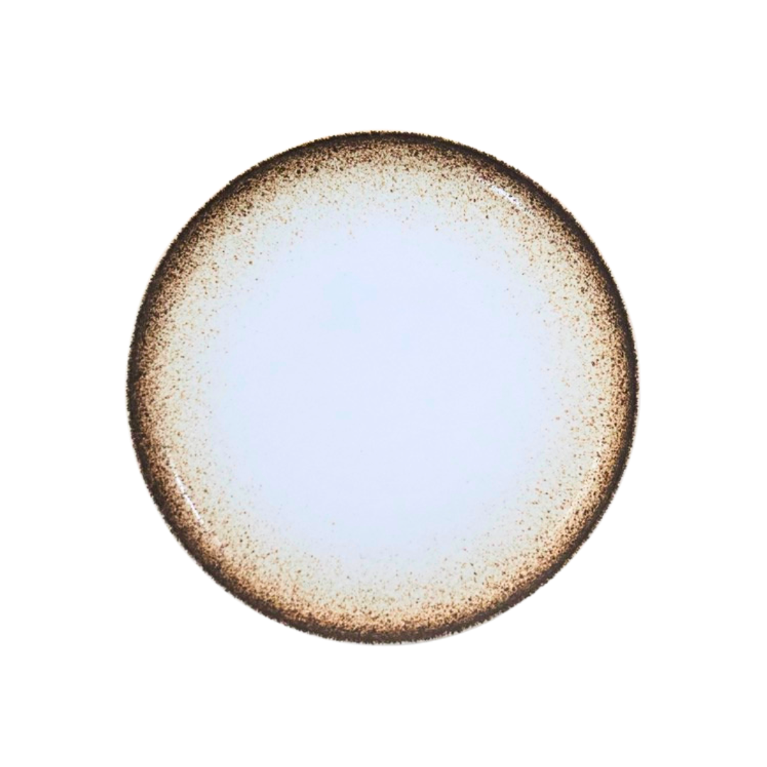 Spray Burgundy Plate 27cm