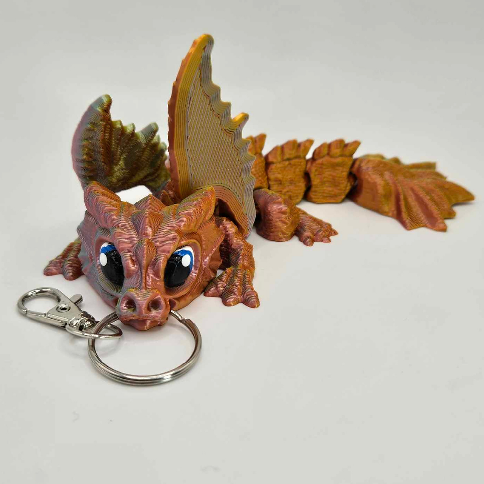 Miniature : Porte clés mini dragon