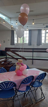 Bears with balloons