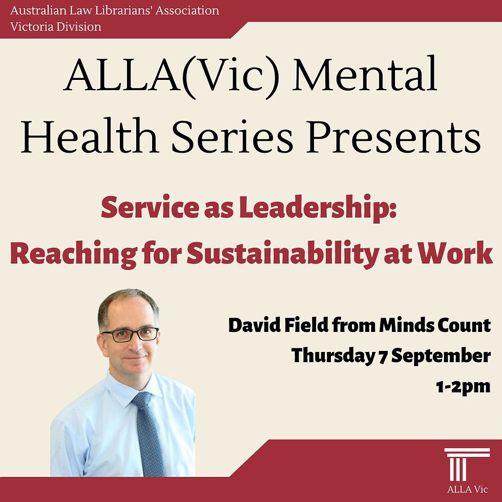 Service as leadership: Reaching for sustainability at work