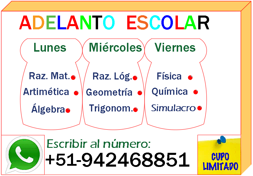 ADELANTO ESCOLAR