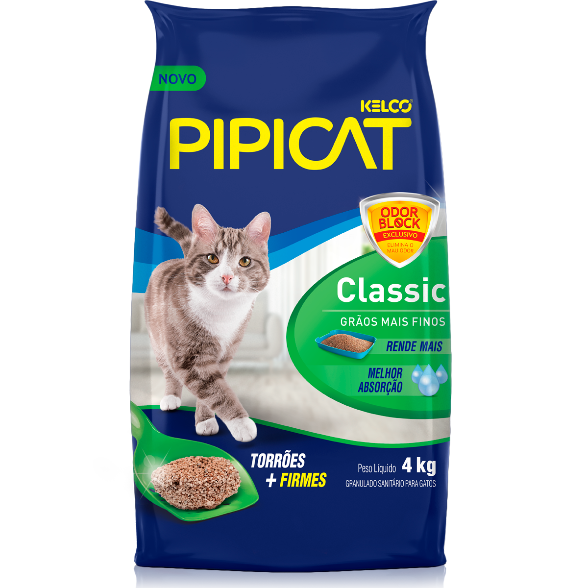 Areia Higiênica Pipicat Classic