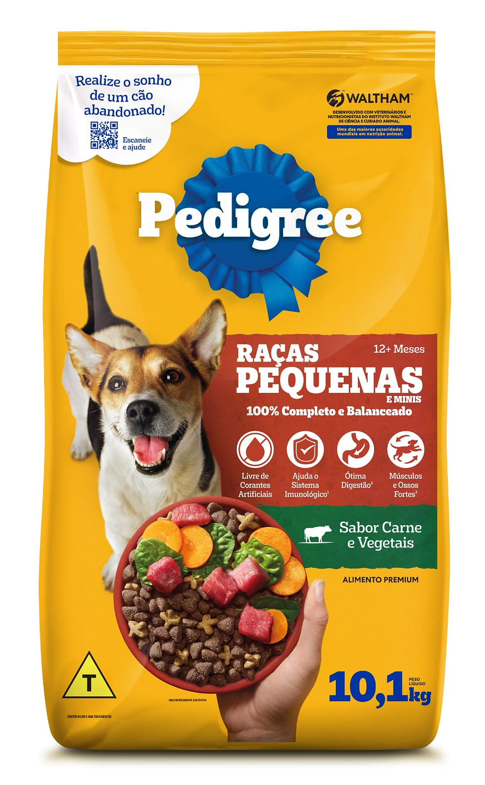 Miniatura: Ração Pedigree Cães Adultos Raças Pequenas Carne e Vegetais