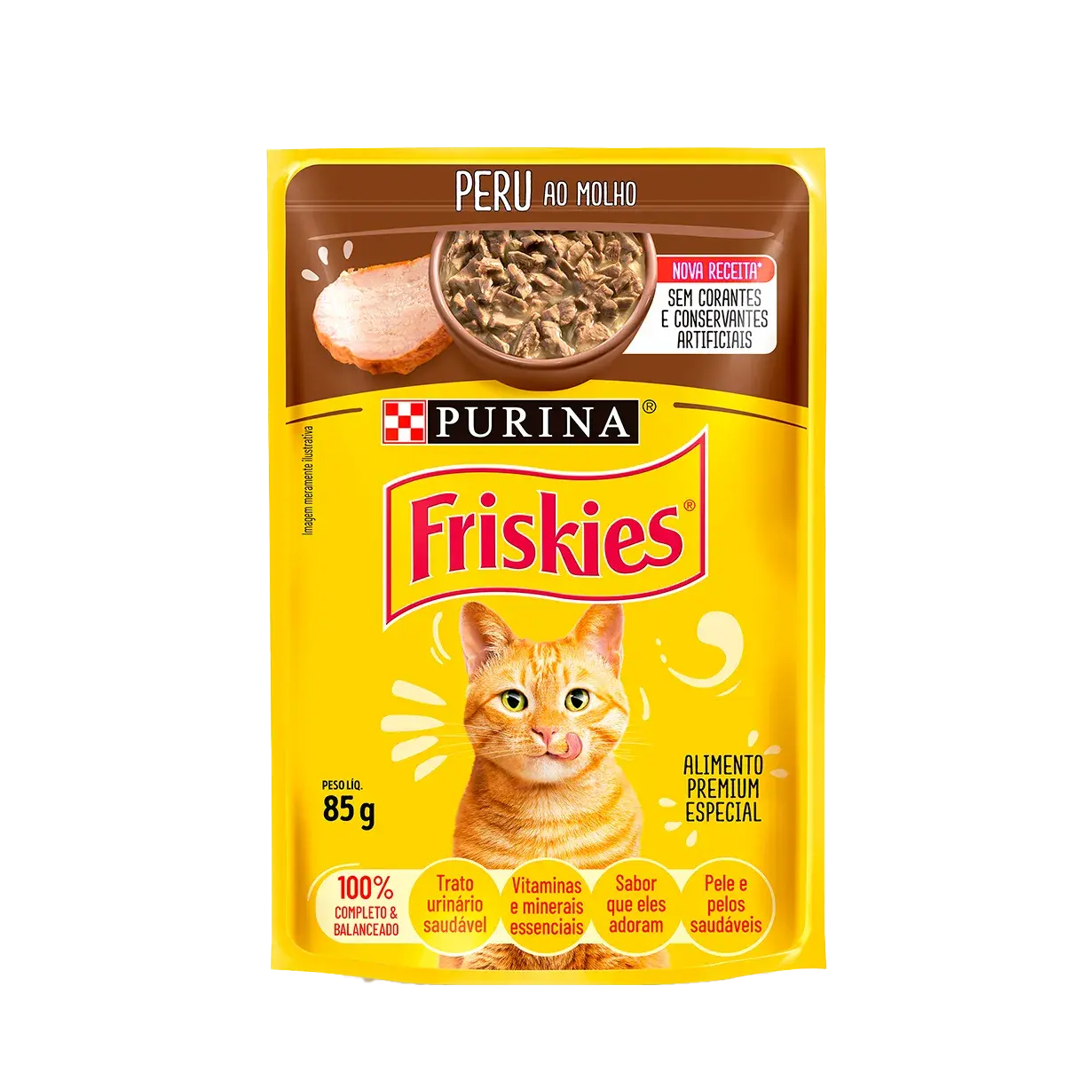 Sachê Friskies Peru ao Molho 85g