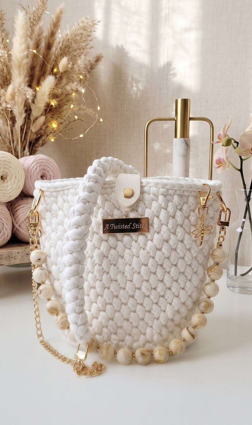 Thumbnail: Crochet, Artisinal Twist Bucket Bag