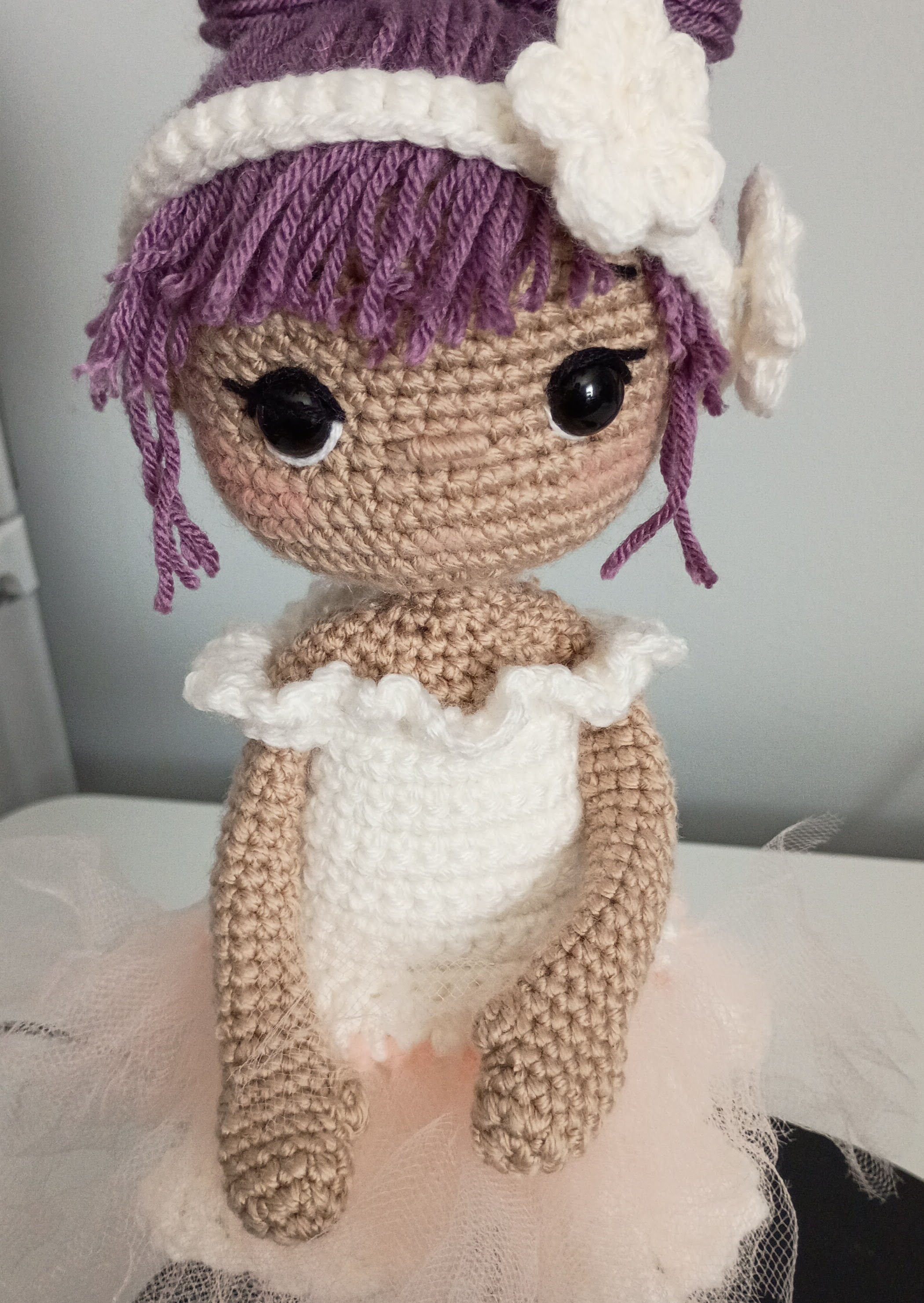 Handcrafted Crochet Ballerina Doll "Jade"